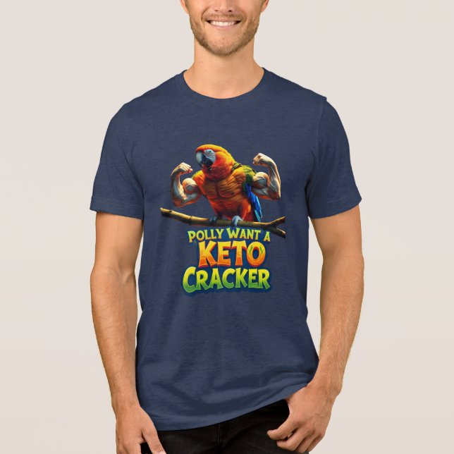 Camiseta Polly Adota a Dieta Keto (Frente)