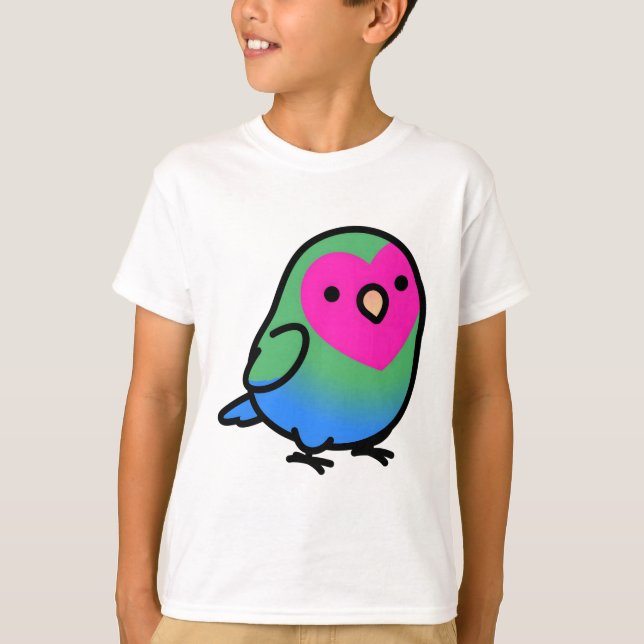 Camiseta "Polly Polly" LGBT+ Orgulho LGBT Polisexual (Frente)