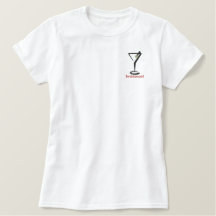 Camisa bordada personalizada Martini