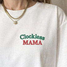 Camisa do Dia das Mães bordada presente para a Mam