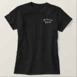 Camiseta Polo Bordada Feminina Camisas De Festa de casamento Bordadas Bridemaid<br><div class="desc">T-Shirts de Festas de casamento bordadas Bridemaid</div>