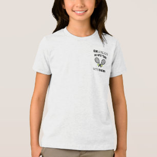 Camiseta Polo Para Domingo Assistimos Tênis com o