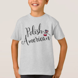 Camiseta Polonês Americano Entwined Heart Tee