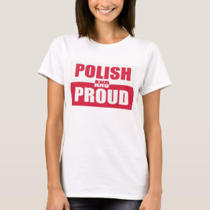 Camiseta Polonês e orgulhoso