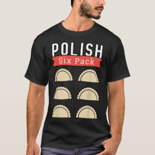 Camiseta Polonês Pierogi Seis Pack Engraçado ginástica ABS
