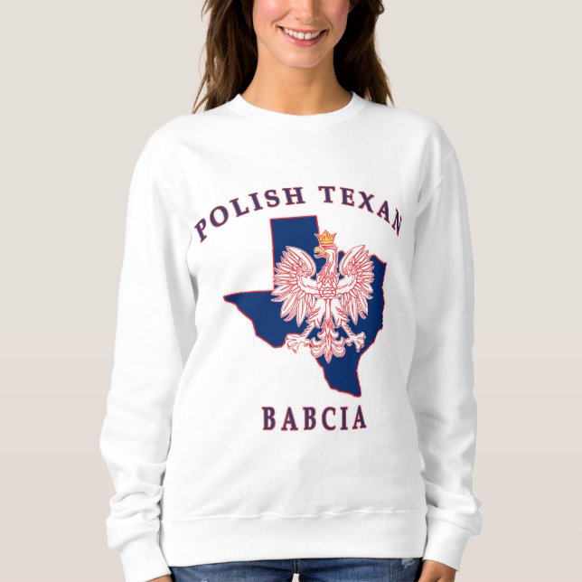 Camiseta Polonês Texan Babcia (Frente)