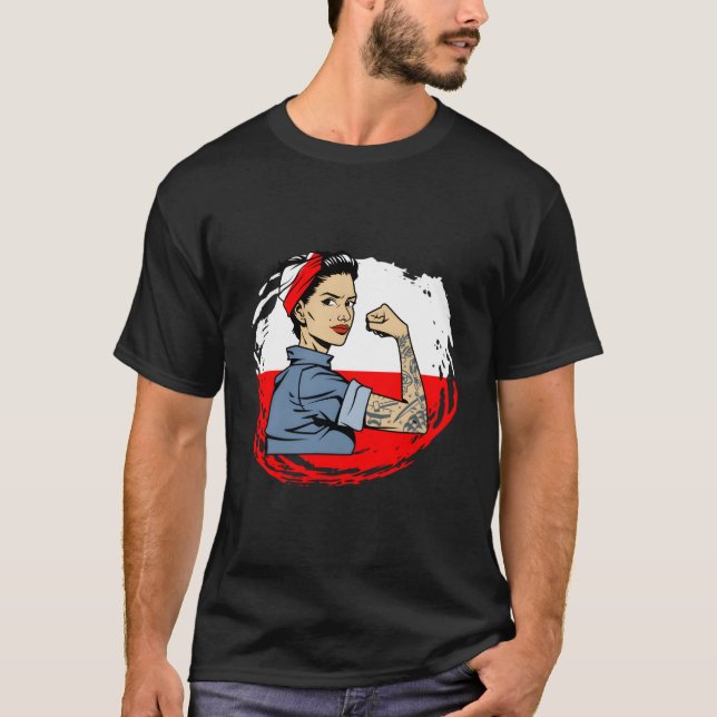 Camiseta Poloneses Fortes Polônia (Frente)