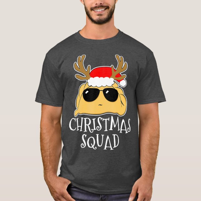 Camiseta Polônia de Pierogi Christmas Squad (Frente)