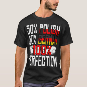 Camiseta Polônia de Presente do Orgulho Alemão Polonês