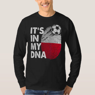 Camiseta Polônia em Meu Dna - Polônia da Equipe de Sinaliza
