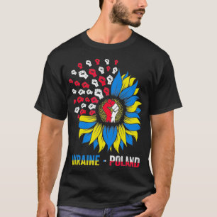 Camiseta Polônia: Ucrânia Polonesa Ucrânia Flag Sun