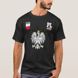 Camiseta Polônia Ventilador Polonês Águia Polska Flag