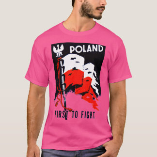 Camiseta Polônia WII Primeiro a Lutar