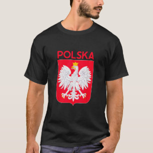Camiseta Polska Eagle Emblem Polônia Bandeira Cultura Polon