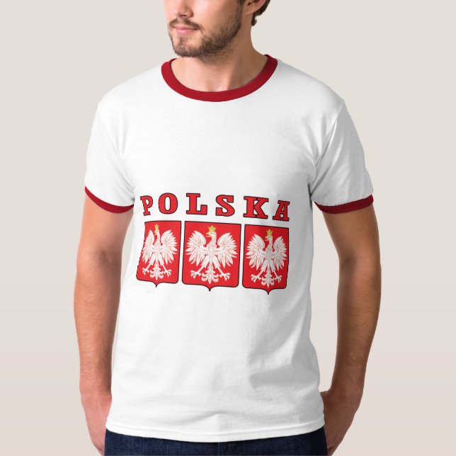 Camiseta Polska Eagle Shields (Frente)