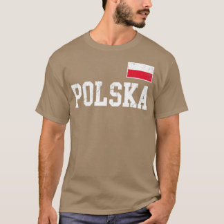 Camiseta Polska Flag Polônia Polonesa Family Vintage Distre