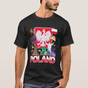 Camiseta Polska Polonês Ideias Para Mulheres Poloneses Popu