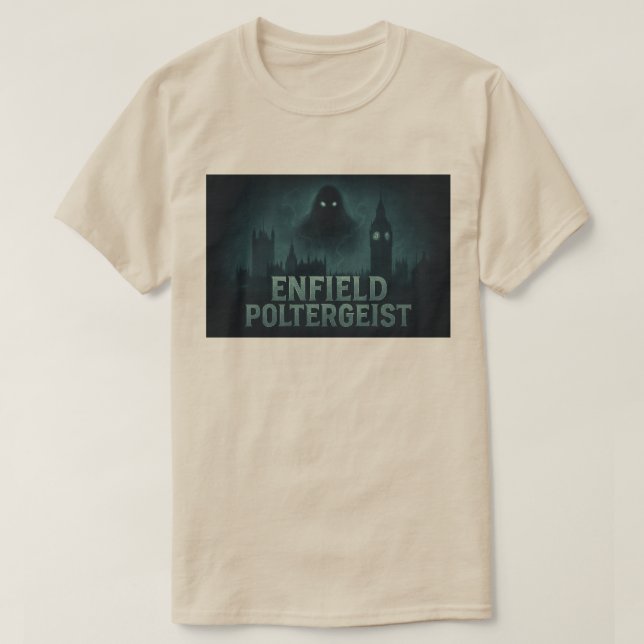Camiseta Poltergeist Enfield Assombrado Paranormal - Mens/ (Frente do Design)