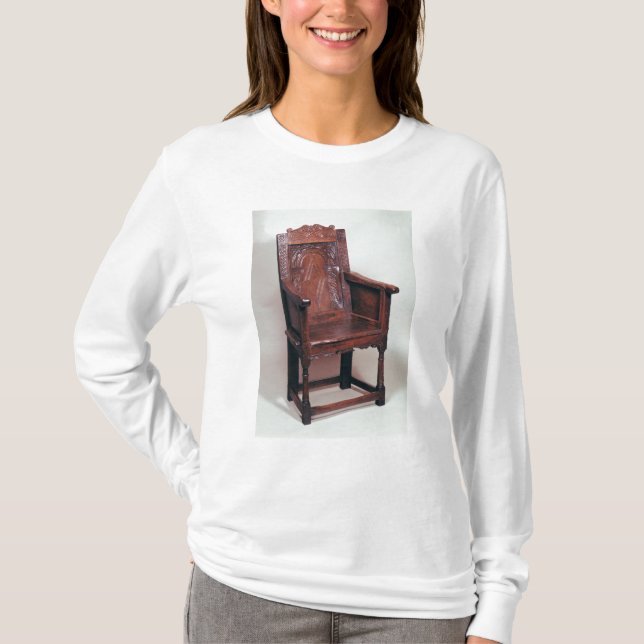 Camiseta Poltrona com lados traseiros e encaixotados com (Frente)