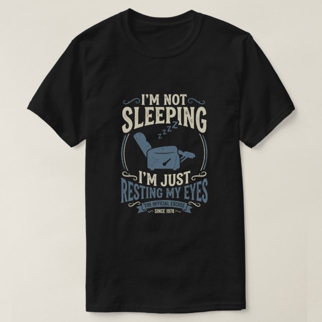 Camiseta Poltrona para Descansar Meus Olhos - Presente para (Frente do Design)