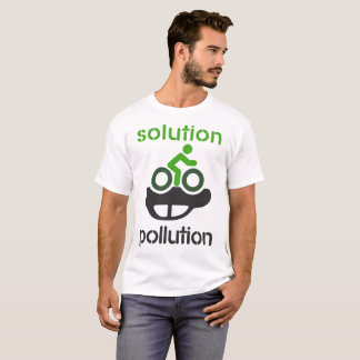 Camiseta Poluição da solução