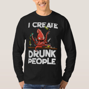 Camiseta Polvo barman I cria pessoas bebados