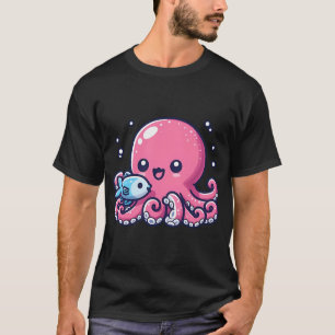 Camiseta polvo comendo peixe