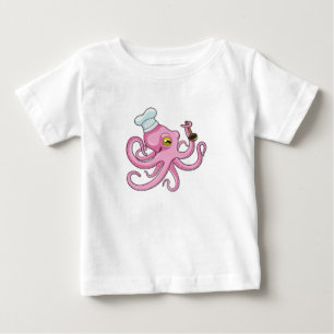 Camiseta Polvo cozido com colher de madeira