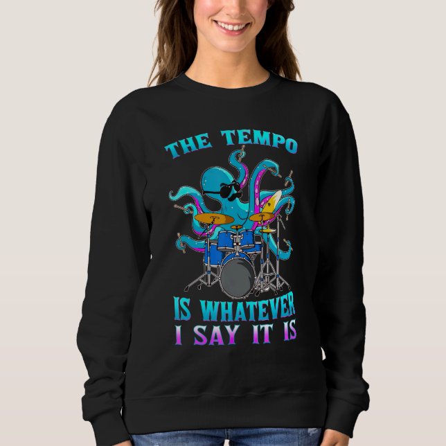 Camiseta Polvo Drum O Tempo É O Que Eu Digo (Frente)