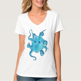 Camiseta Polvo Elétrico Oceano Azul Kraken Majestoso Mar 