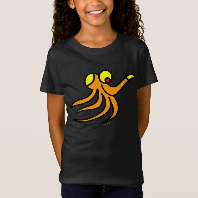 camiseta polvo engraçado (Frente)