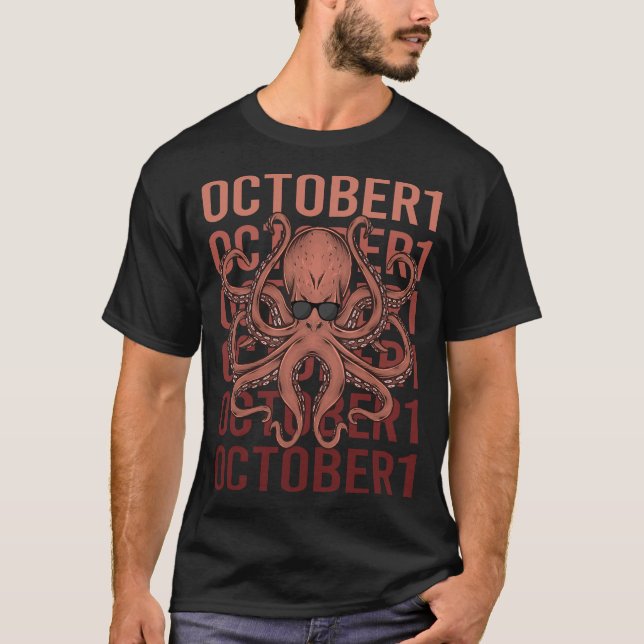 Camiseta Polvo Engraçado - 1 de Outubro 01 (Frente)