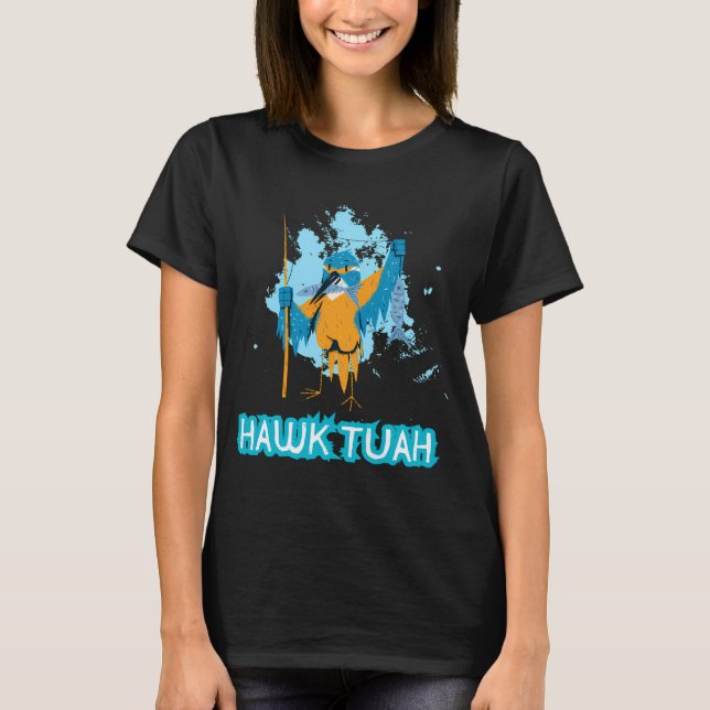 Camiseta Polvo engraçado colorido (Frente)