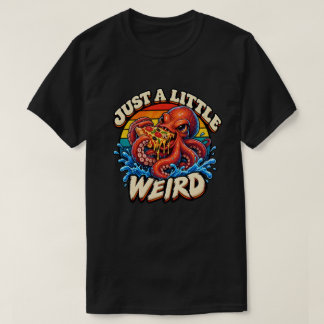 Camiseta Polvo Engraçado Comendo Pizza