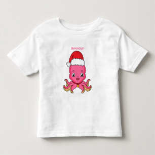Camiseta Polvo feliz bonito vestindo o desenho de Natal