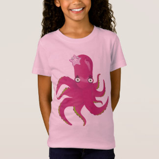 Camiseta Polvo feminino cor-de-rosa bonito