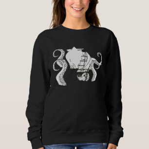 Camiseta Polvo Gigante Vintage Kraken Vela Lula
