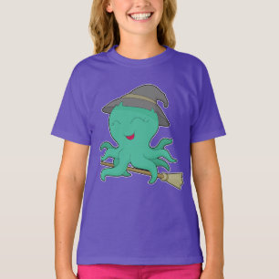 Camiseta Polvo Halloween Bruxa