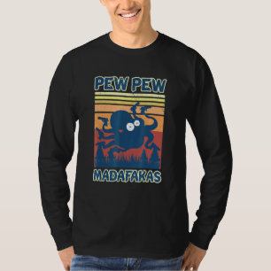Camiseta Polvo Louco De Octopus Pew Pew Cuttlefish Madafaka