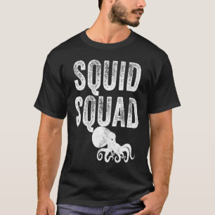 Camiseta Polvo Marinho Esquadrão Lula, Vintage, Afetado