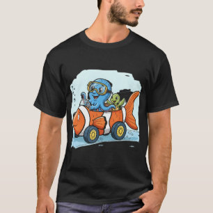 Camiseta Polvo & Tartaruga – Passeio de Carro Subaquático