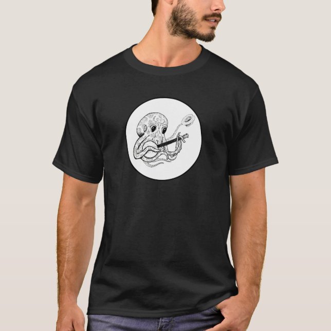 Camiseta Polvo Tocando Banjo (Frente)