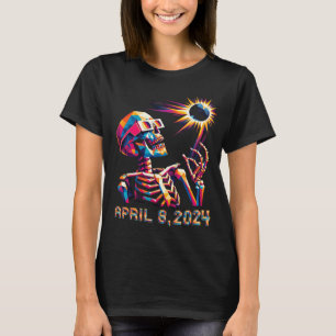 Camiseta Poly Total Eclipse 8 de abril de 2024 Esqueleto