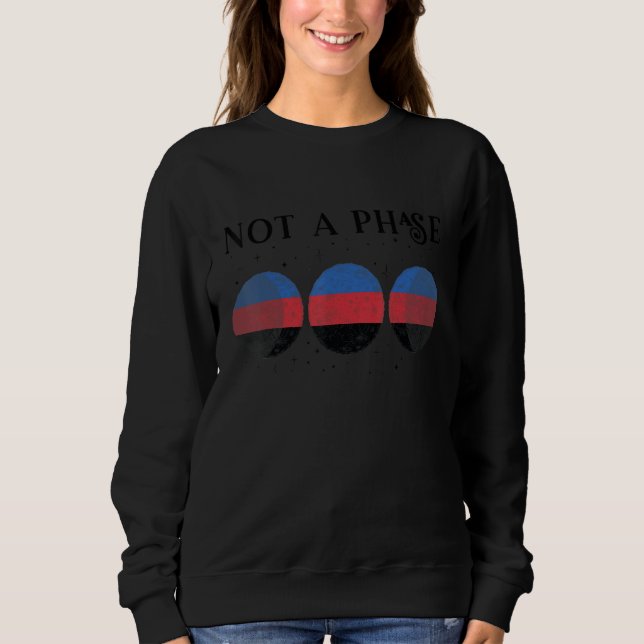 Camiseta Polyamory Pride Flag Not A Phase Polyamorous 2 (Frente)