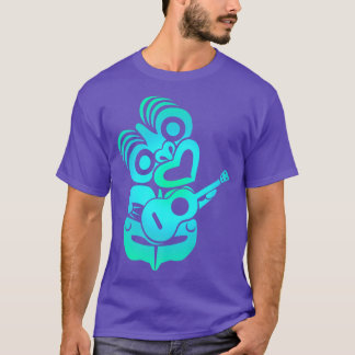 Camiseta Polynesia Maori Hei Tiki Ukulele Music Nova Zelând