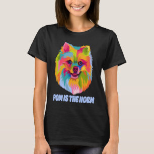Camiseta Pom é a Pom Pom Pom Animal P da Pomerânia Norm