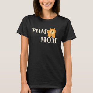 Camiseta Pom Mãe Mãe Pomerânia Mãe