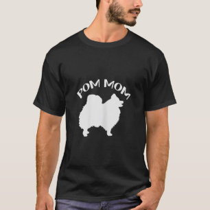 Camiseta Pom Pomeraniano Cão-Pão-Pêmbolo Mãe Mamãe Pôr Love