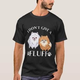 Camiseta Pom Pomeraniano Eu Não Dou Um Fluxo 80