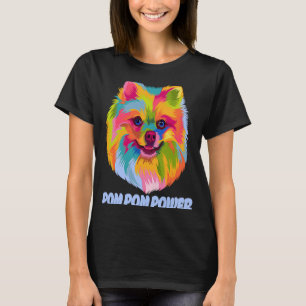 Camiseta Pom Power Pomeranian Humor Toy Brey Animal P